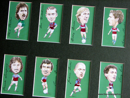 West Ham Legends. Football Card Set