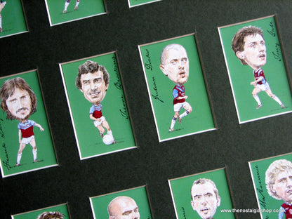 West Ham Legends. Football Card Set