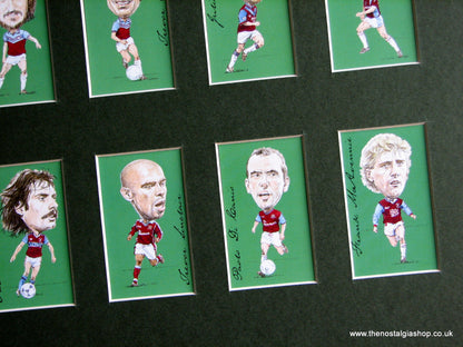 West Ham Legends. Football Card Set