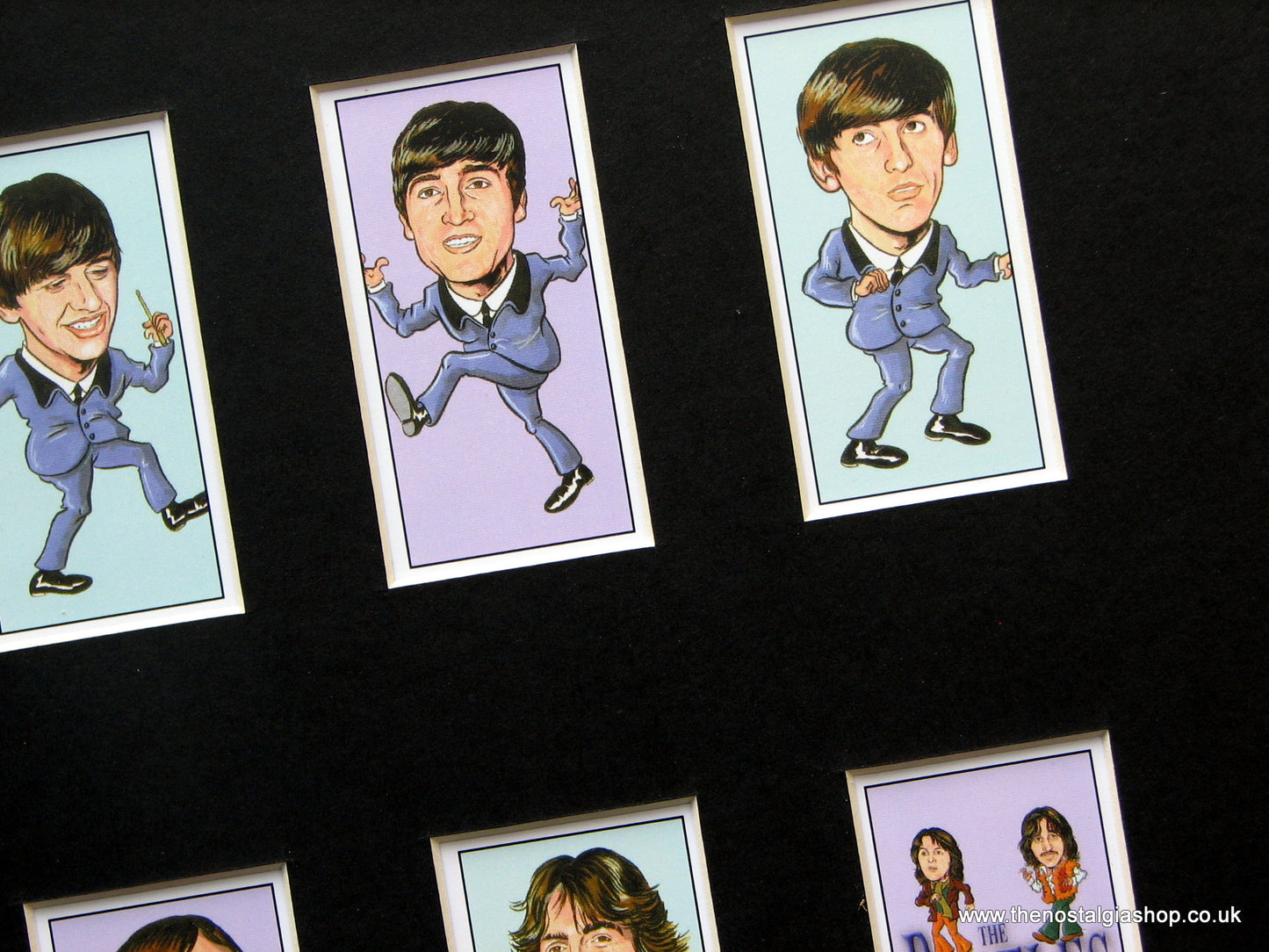 Beatles (The). Mounted Card Set