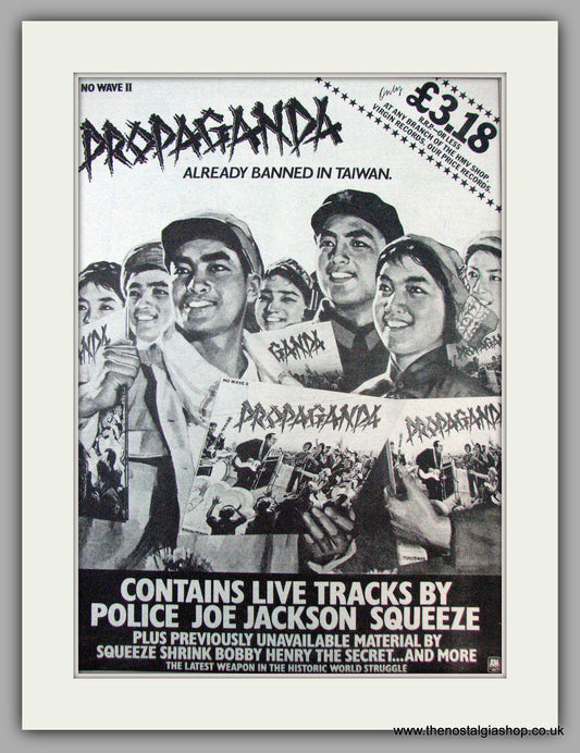 Propaganda. Vintage Advert 1979 (ref AD9842)