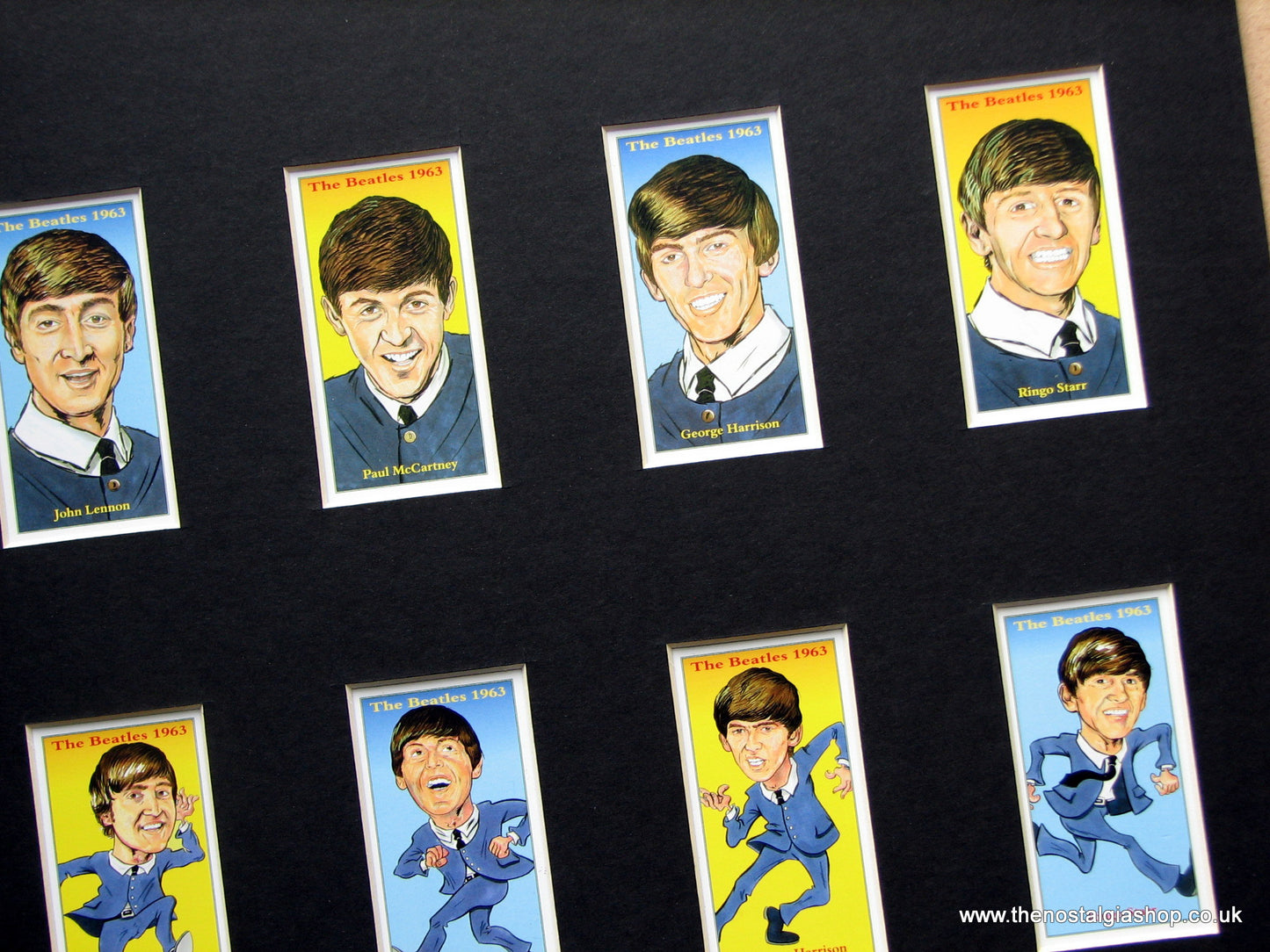 Beatles (The). Mounted Card Set