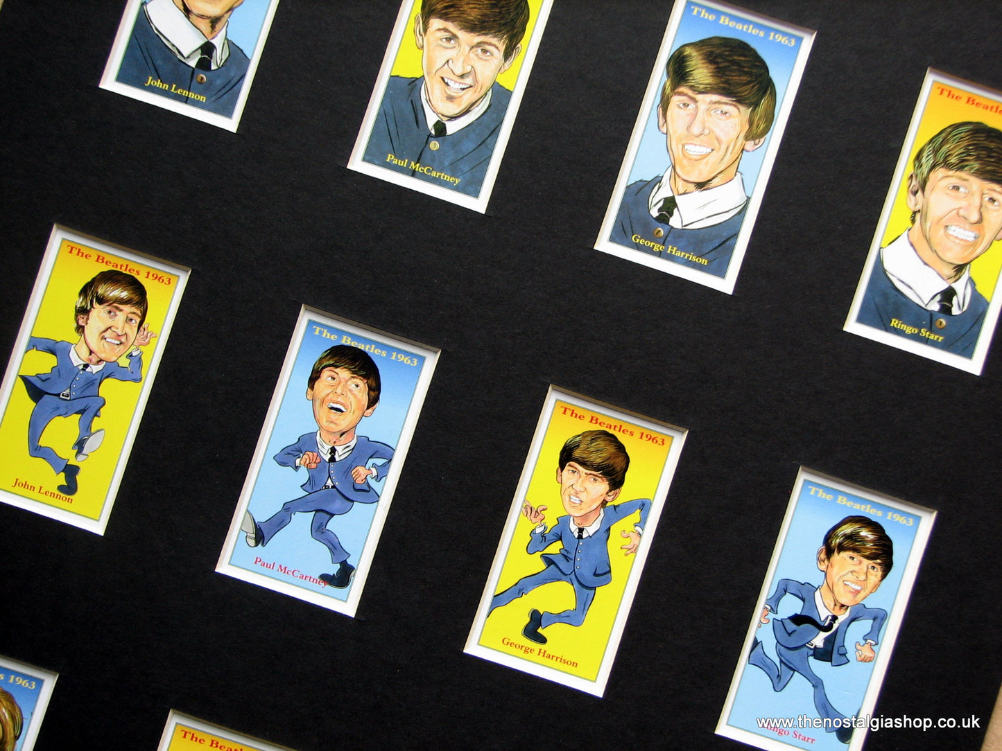 Beatles (The). Mounted Card Set