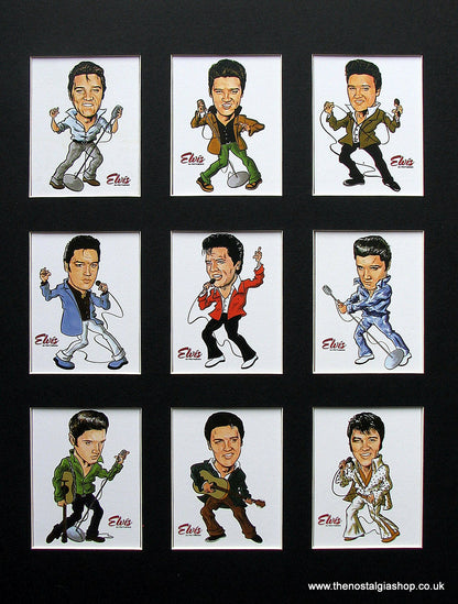 Elvis Presley. Mounted Card Set