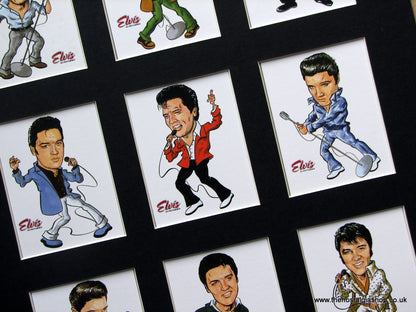 Elvis Presley. Mounted Card Set