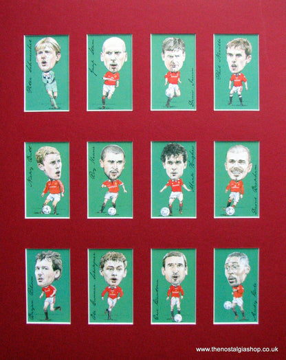 Manchester United Legends. Football Card Set