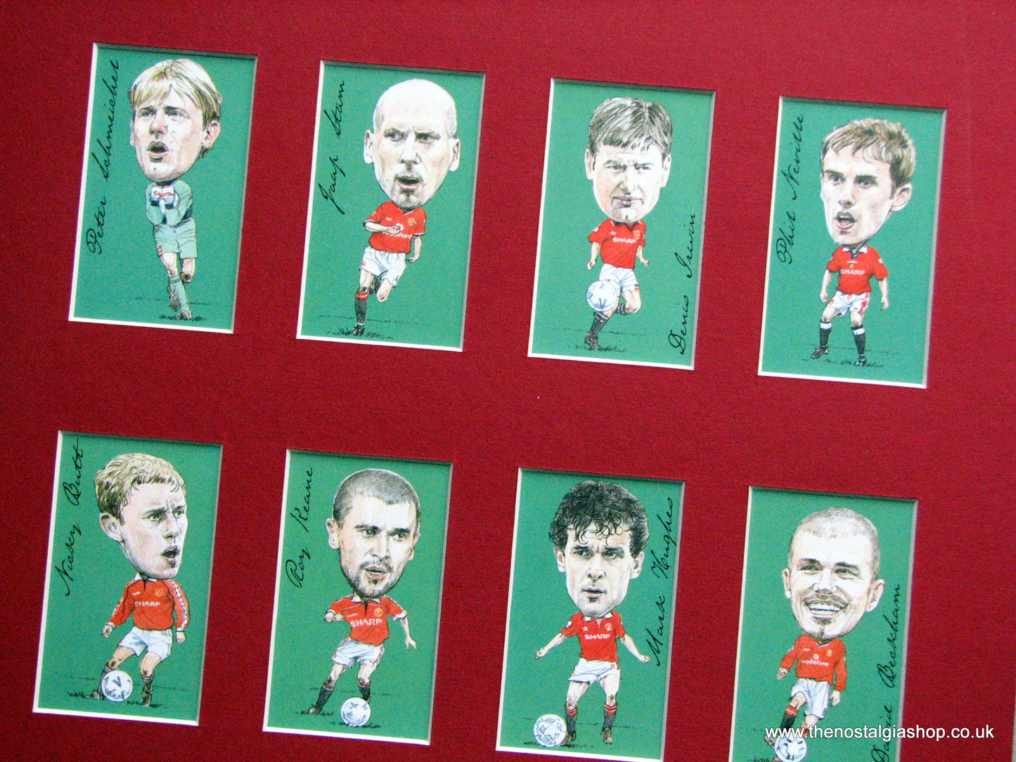 Manchester United Legends. Football Card Set