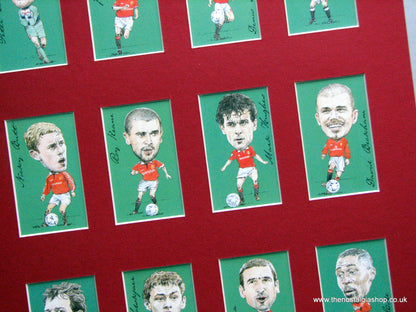 Manchester United Legends. Football Card Set