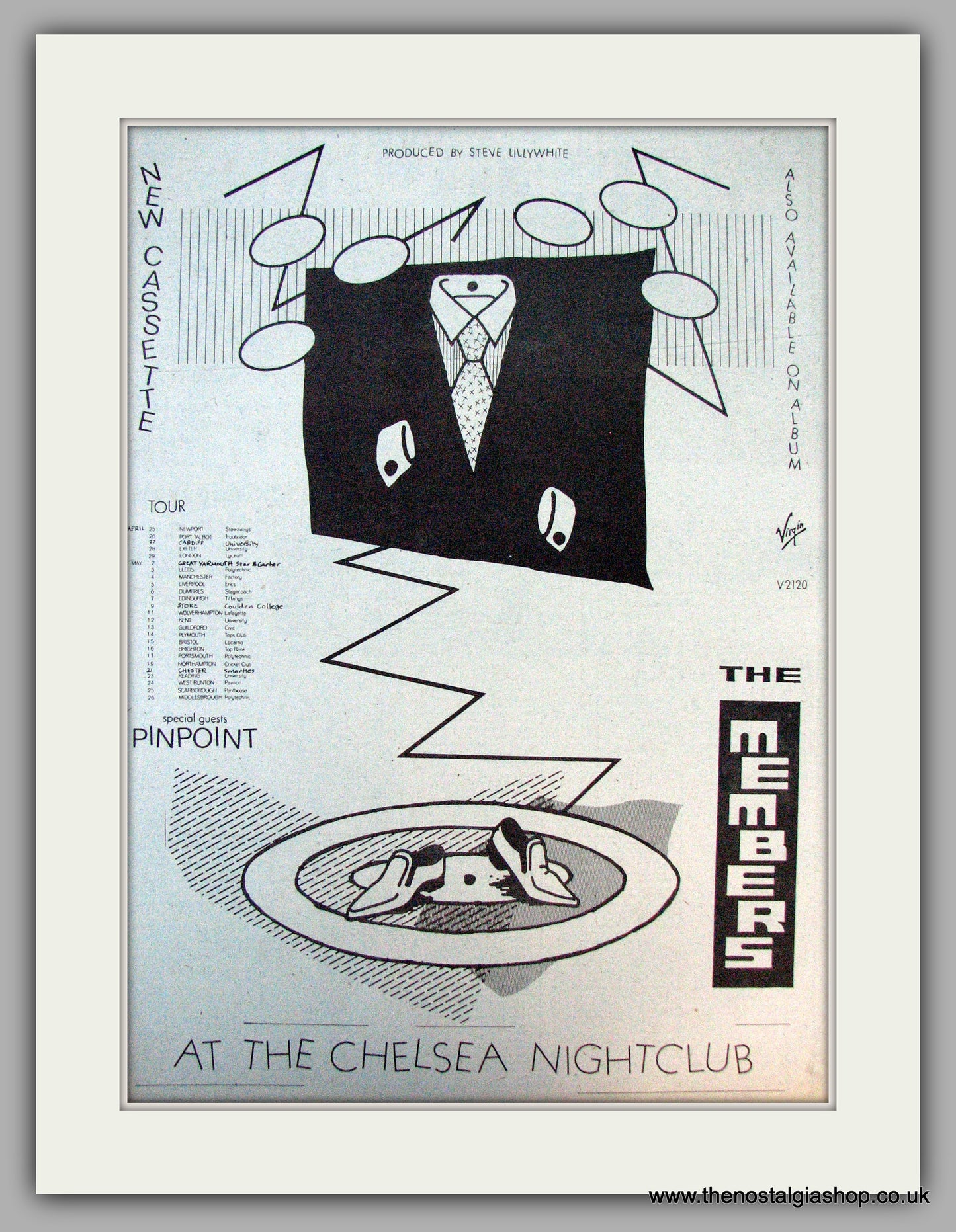 Members (The) At The Chelsea Nightclub. Vintage Advert 1979 (ref AD9894)