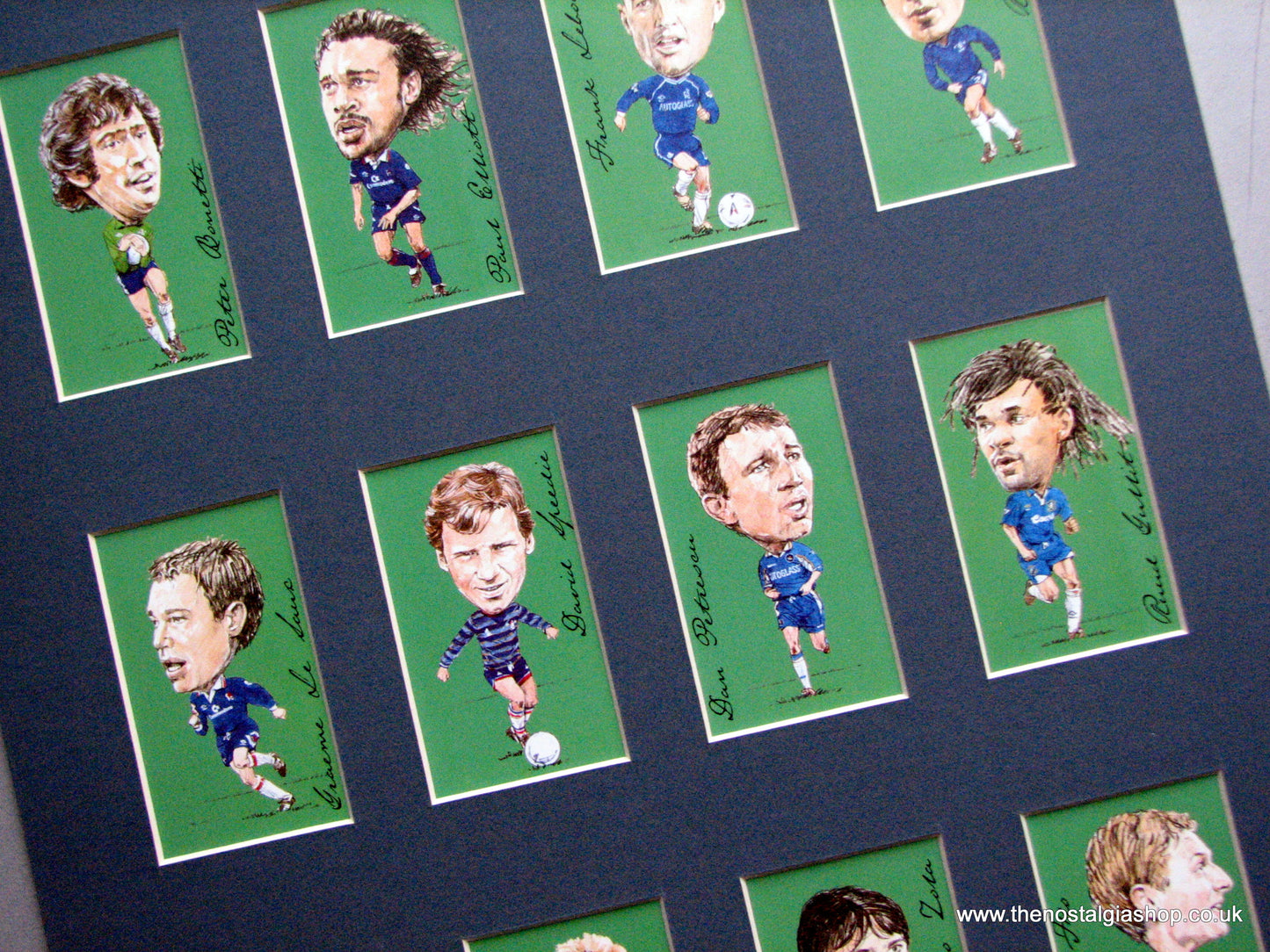 Chelsea Legends. Football Card Set