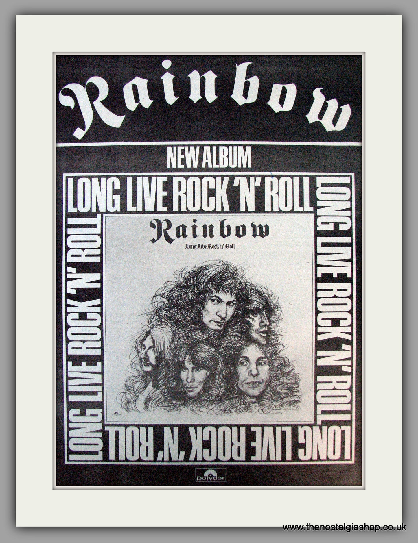 Rainbow. Long Live Rock 'N' Roll. Vintage Advert 1978 (ref AD9901)