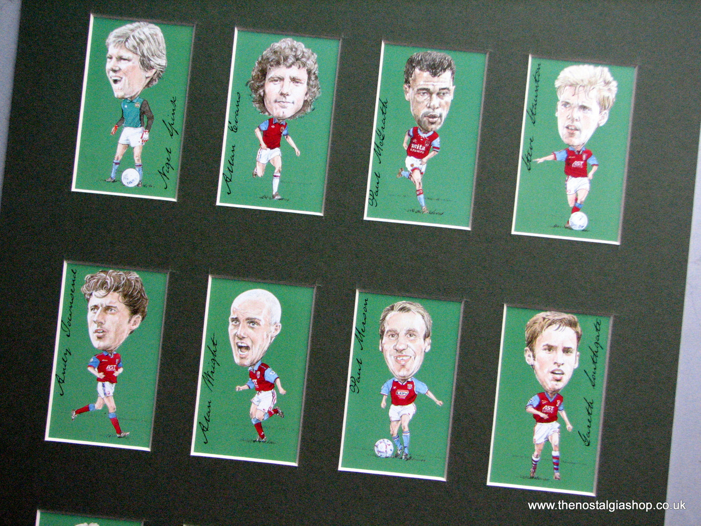 Aston Villa Legends. Football Card Set
