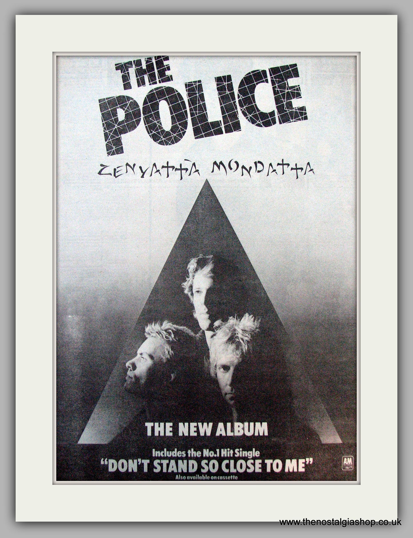 Police. Don't Stand So Close To Me. Vintage Advert 1980 (ref AD9904)