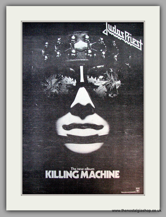 Judas Priest. Killing Machine. Vintage Advert 1978 (ref AD9909)