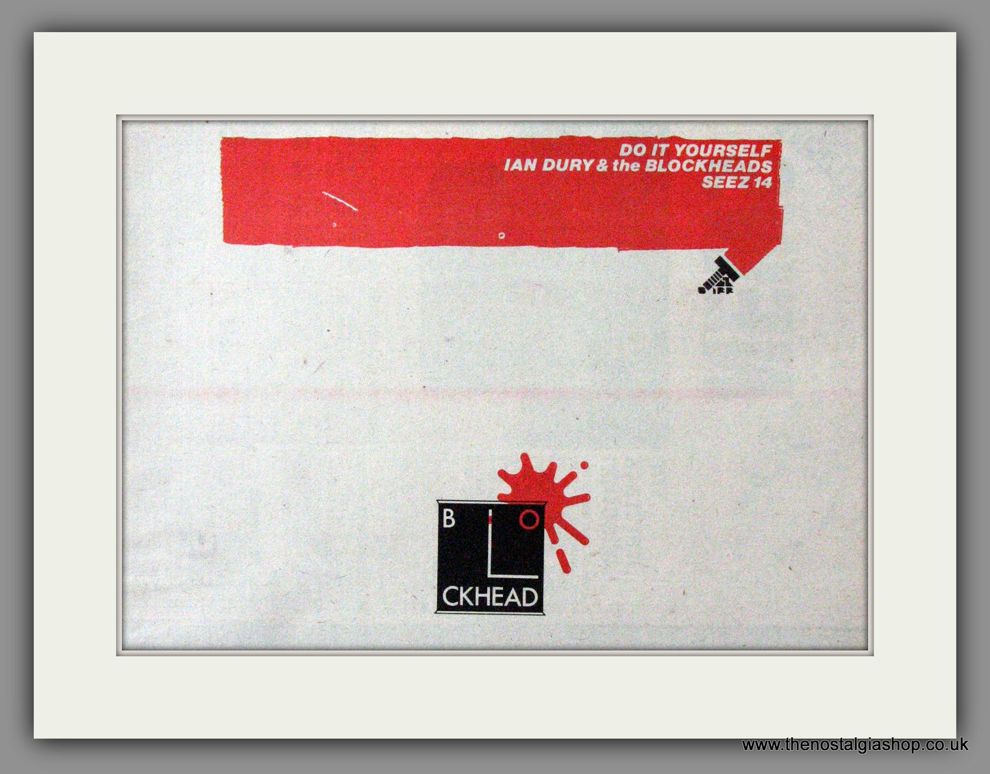 Ian Dury. Do It Yourself. Original Advert 1979 (ref AD54896)