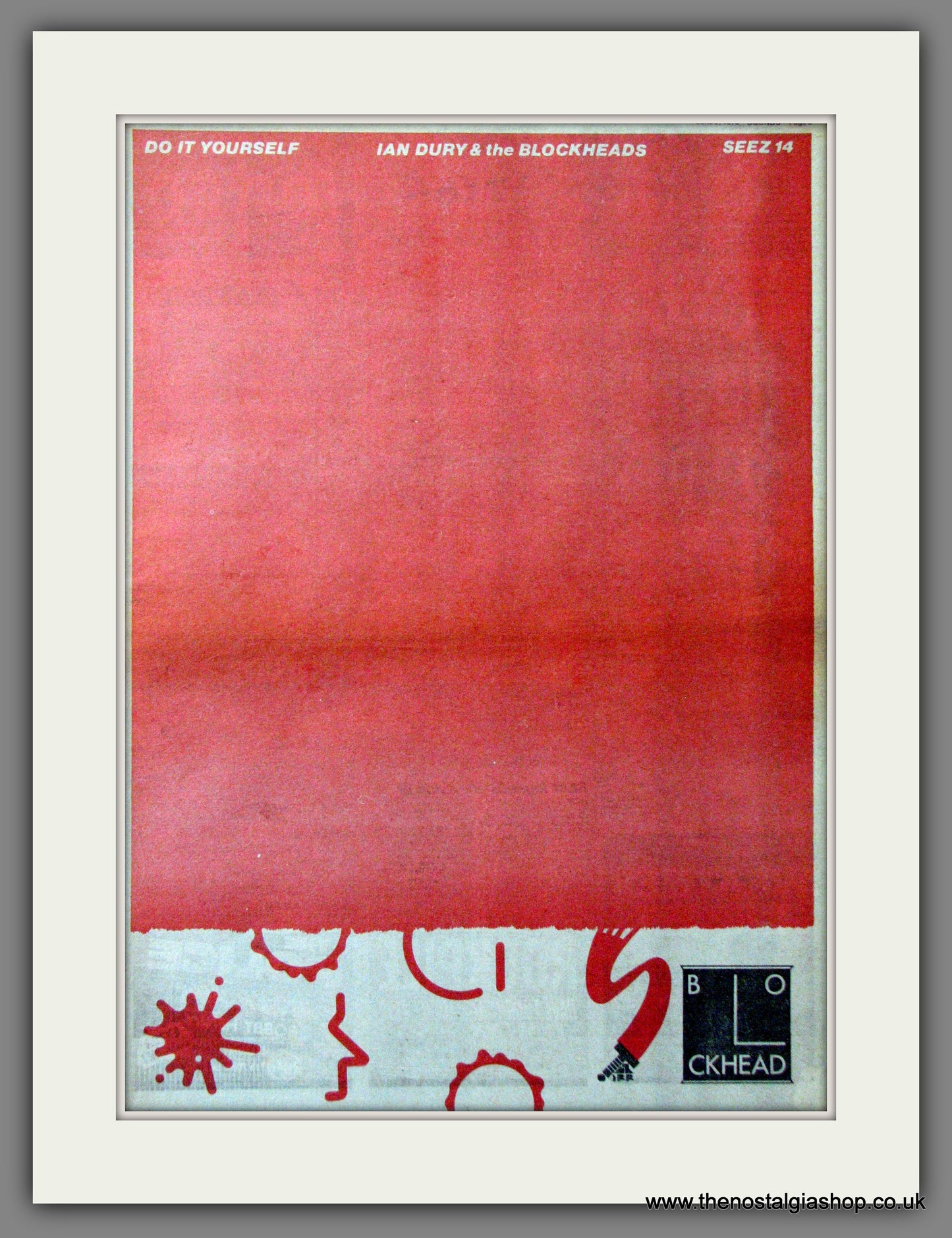 Ian Dury. Do It Yourself. Original Advert 1979 (ref AD12119)