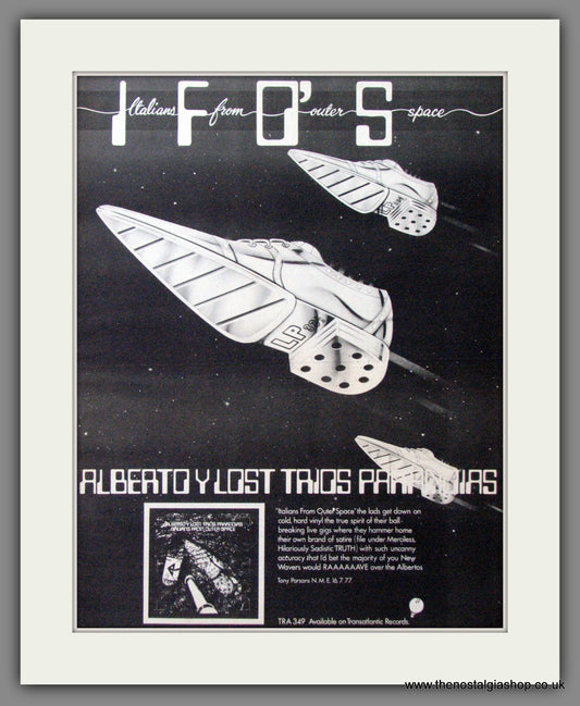 Italians From Outer Space. Original Advert 1977 (ref AD12133)