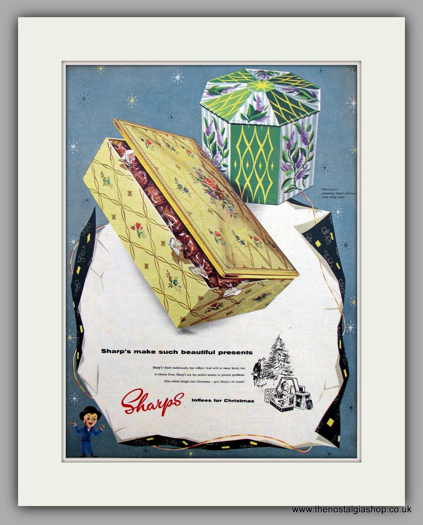 Sharp's Toffees.  Original Advert 1957 (ref AD9828)