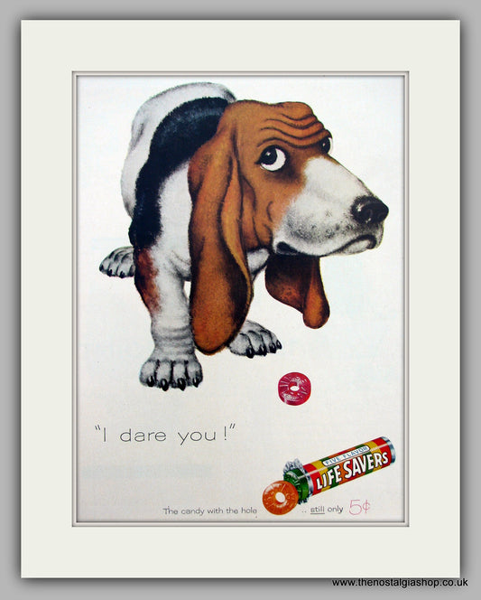 Life Savers Sweets. Original Advert 1957 (ref AD9831)