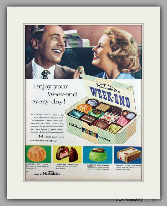 Week-End Assortment. Original Advert 1959 (ref AD9837)