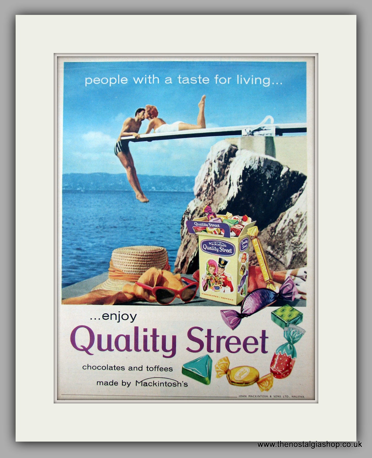 Mackintosh's Quality Street. Original Advert 1961 (ref AD9967)