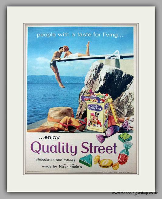 Mackintosh's Quality Street. Original Advert 1961 (ref AD9967)