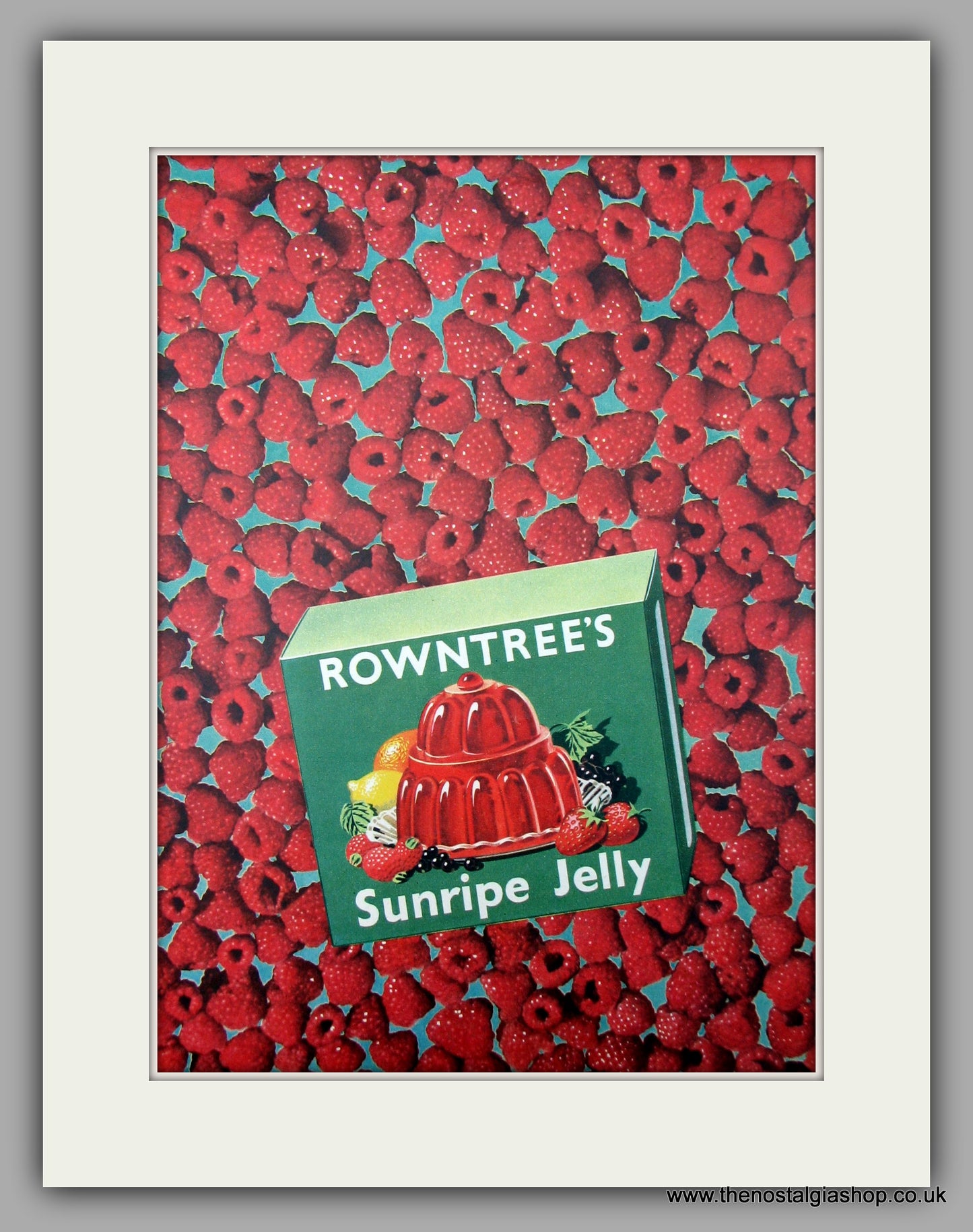 Rowntree's Sunripe Jelly. Original Advert 1952 (ref AD9992)