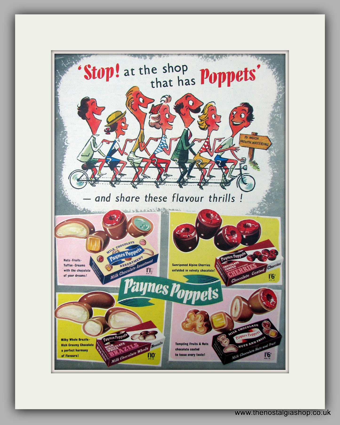 Paynes Poppets. Original Advert 1955 (ref AD10008)