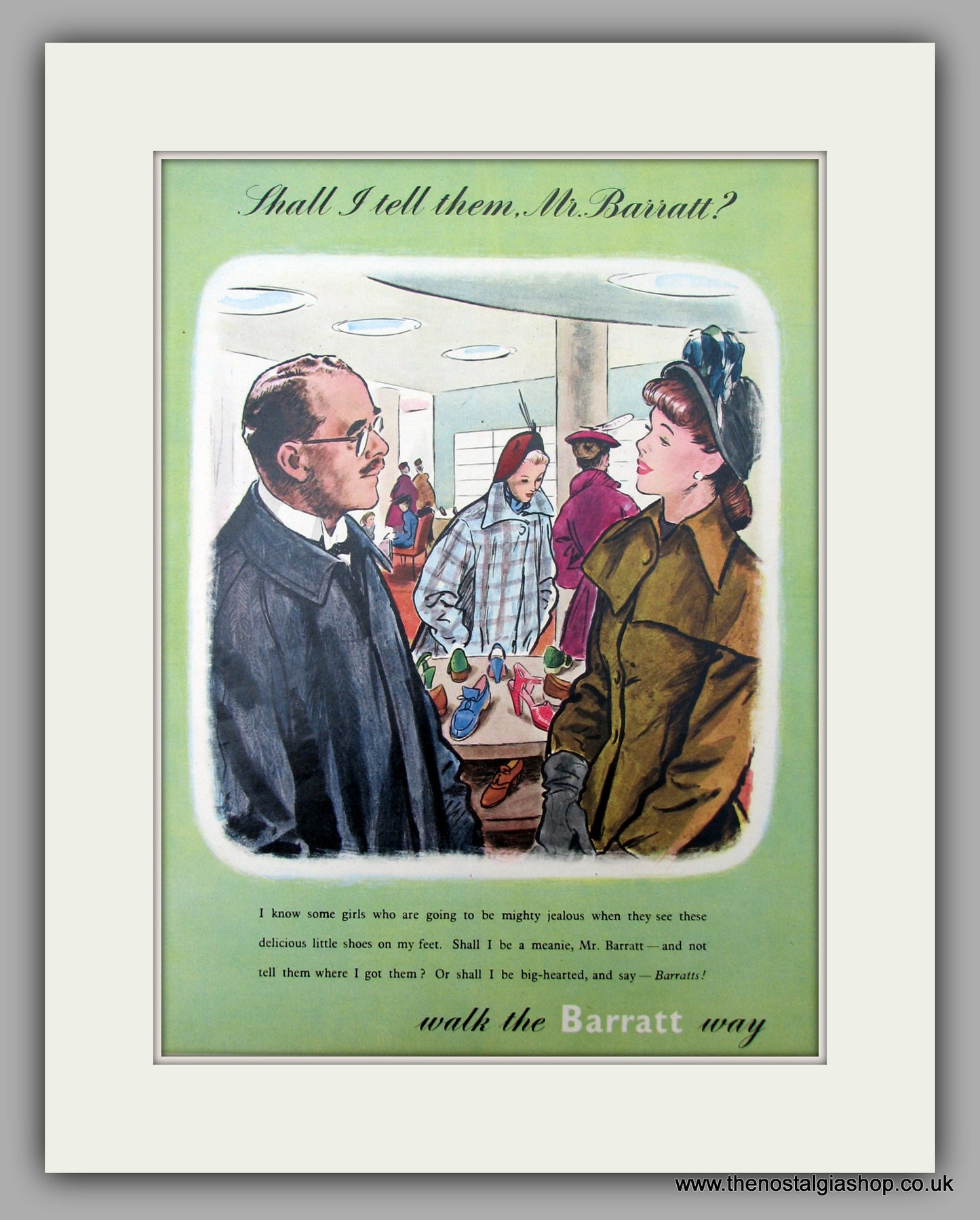 Barratt Shoes.  Original advert 1948 (ref AD10031)
