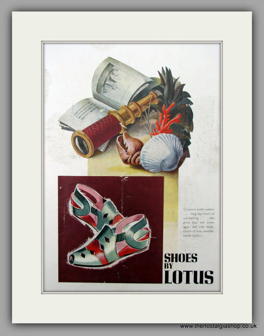 Lotus Shoes.  Original advert 1946 (ref AD10040)