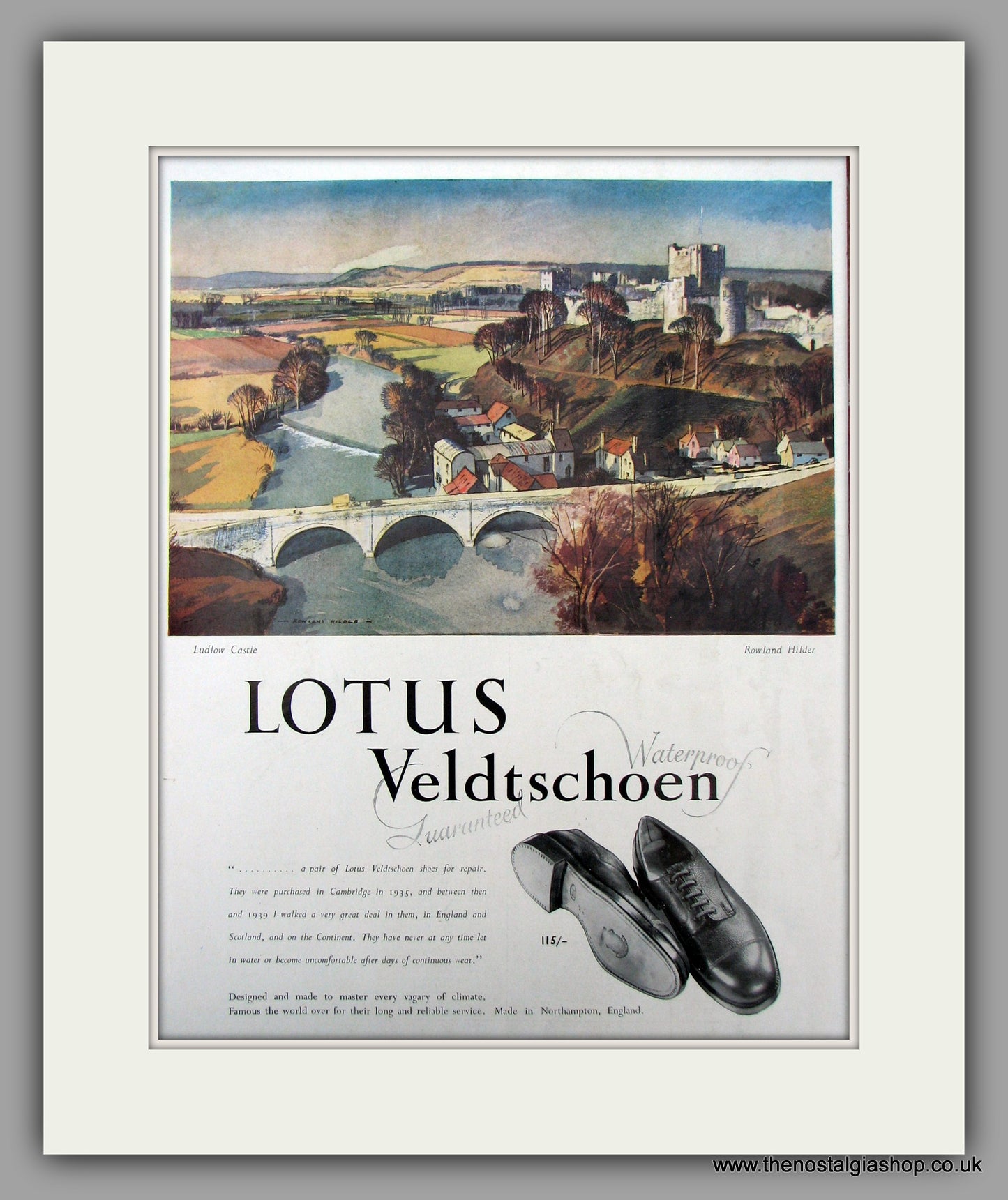 Lotus Veldtschoen Shoes.  Original Vintage Advert 1961 (ref AD10105)