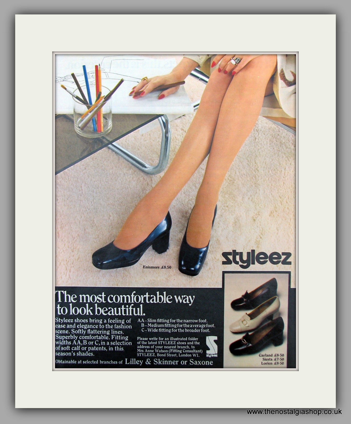 Styleez Shoes.  Original advert 1973 (ref AD10050)