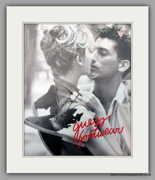 Guess Footwear.  Original advert 1990 (ref AD10059)