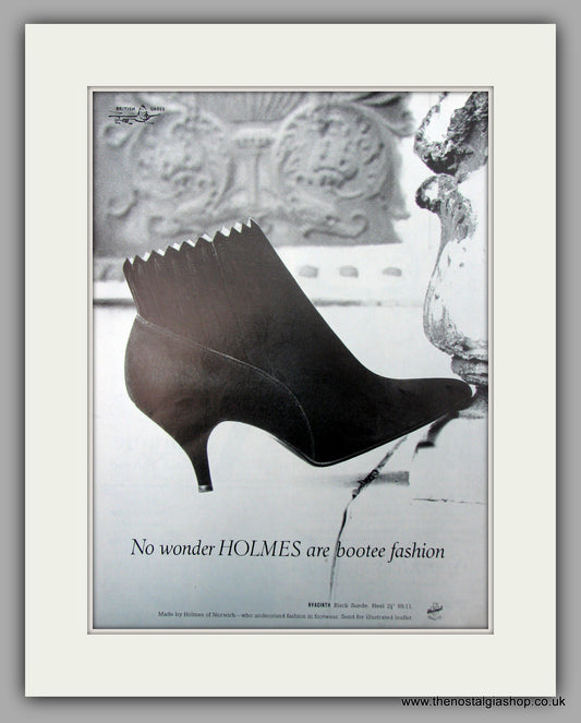 Holmes Bootees.  Original advert 1960 (ref AD10071)