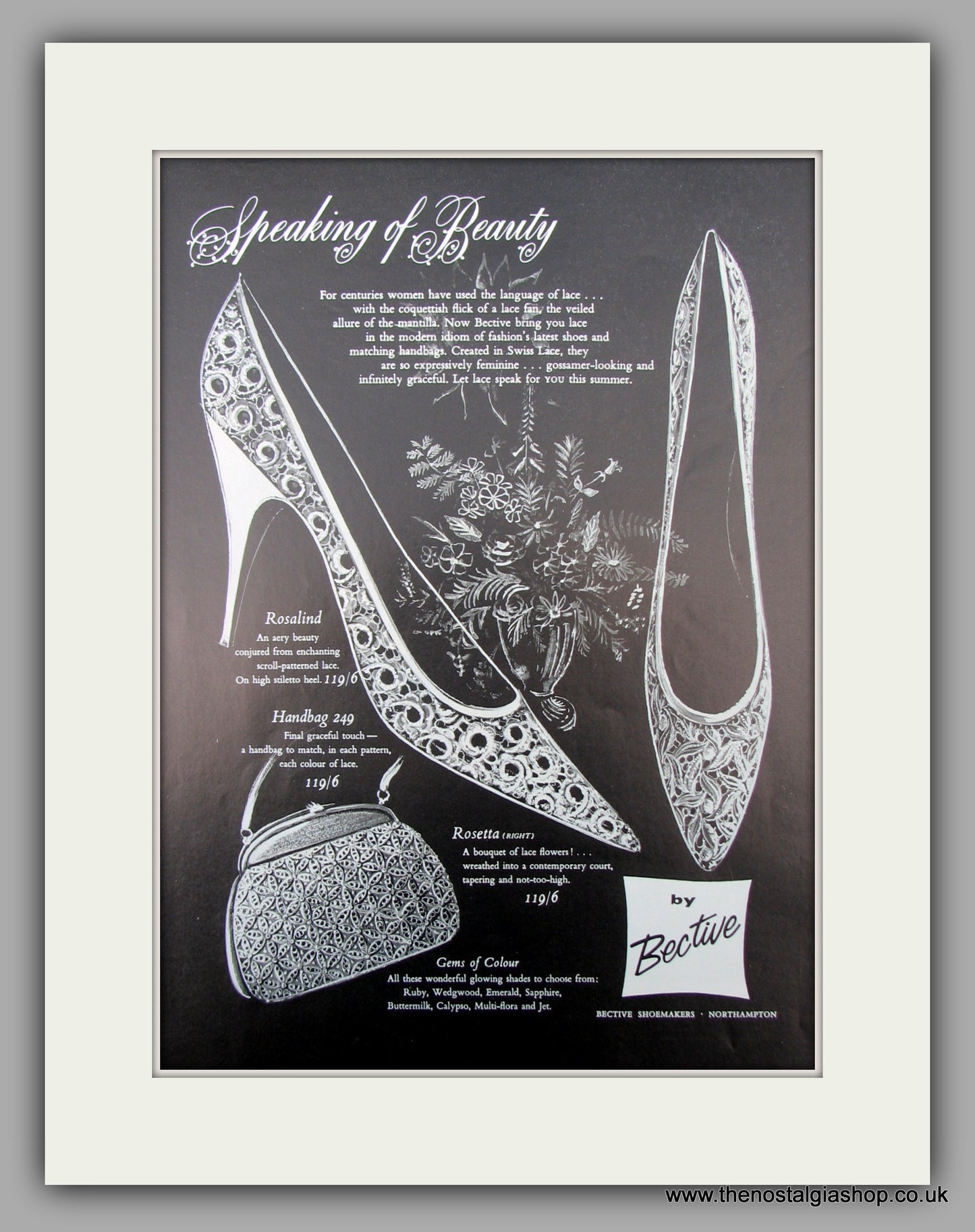 Bective Shoes.  Original advert 1959 (ref AD10077)