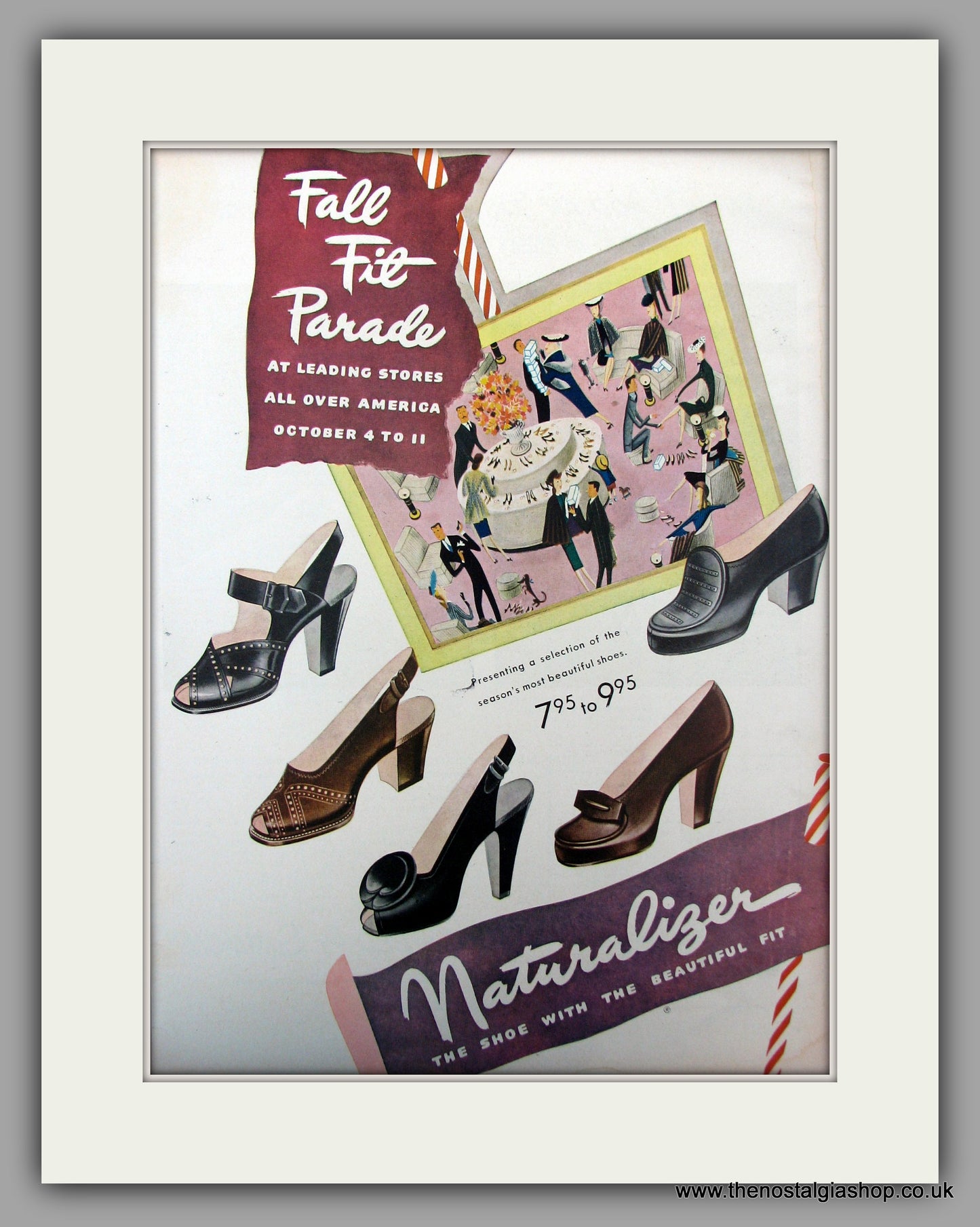 Fall Fit Parade Shoes.  Original advert 1947 (ref AD10090)