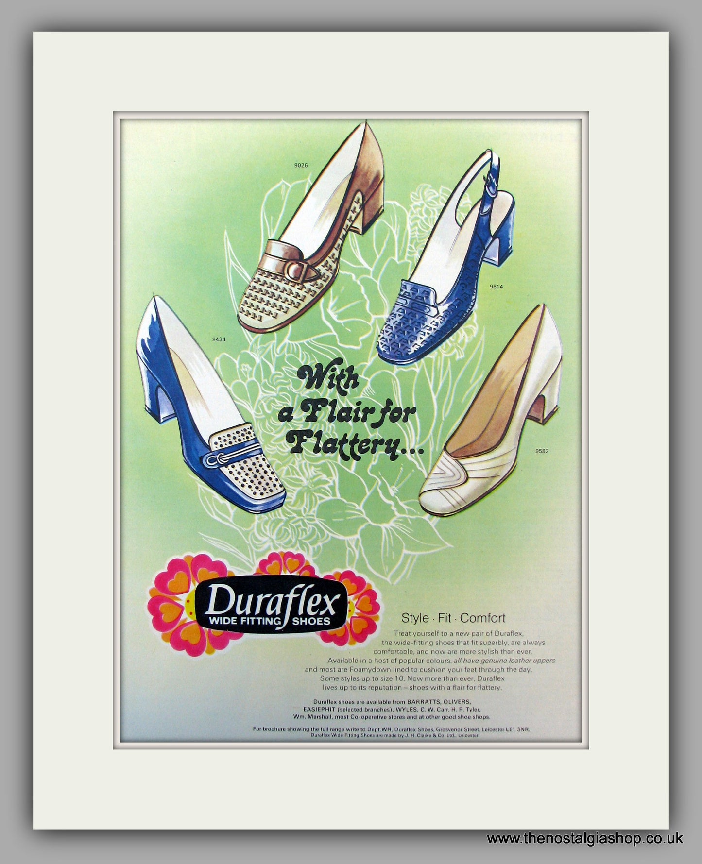 Duraflex Shoes.  Original advert 1973 (ref AD10096)