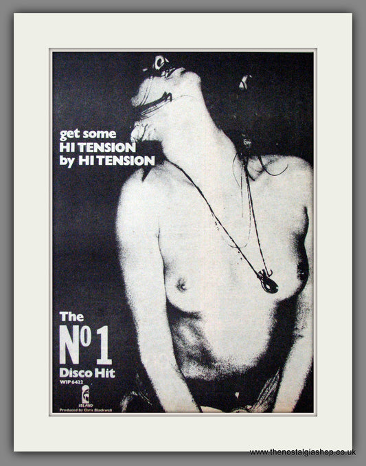 Hi Tension. Hi Tension. Original Advert 1978 (ref AD12259)