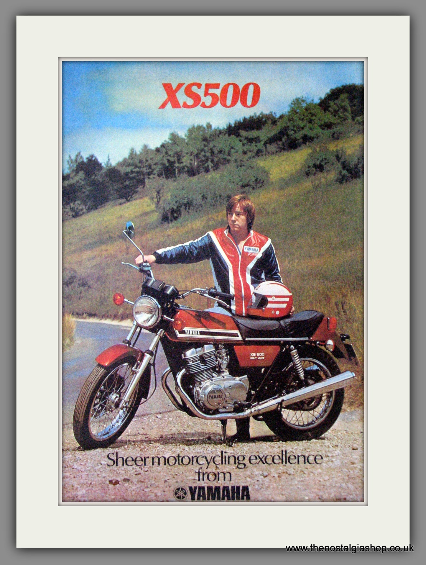 Yamaha XS500 Motorcycle. Original Advert 1976 (ref AD12352)