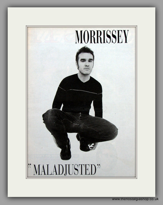 Morrissey Maladjusted.  Original Vintage Advert 1997 (ref AD10214)