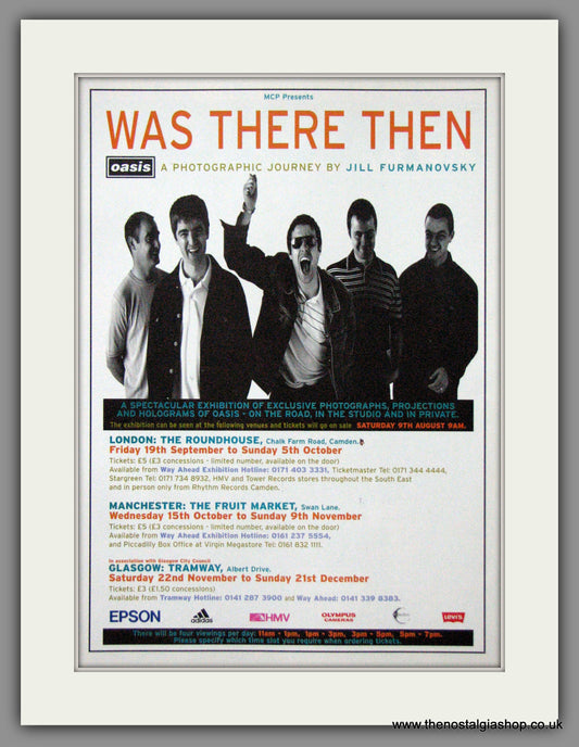 Oasis. Was There Then. Original advert 1997 (ref AD55003)
