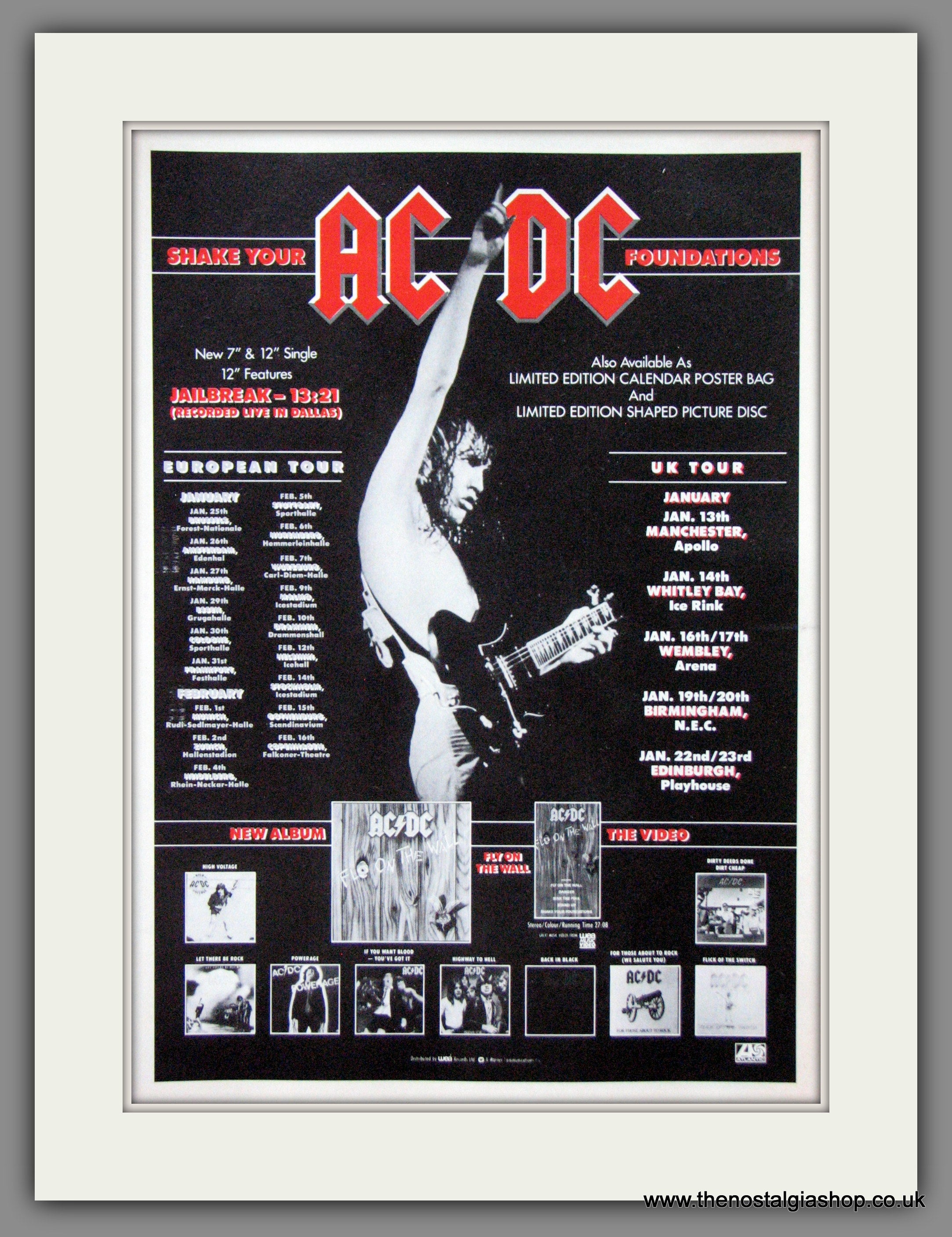 AC DC. Shake Your Foundations. 1985 Original Advert (ref AD55055) – The ...