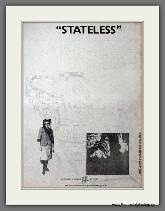 Lene Lovich Stateless. Original Advert 1978 (ref AD12613)