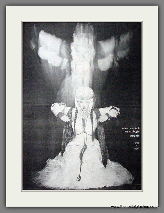 Lene Lovich Angels. Original Advert 1980 (ref AD12622)