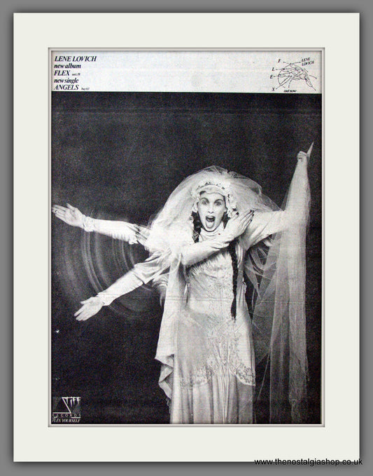 Lene Lovich Flex. Original Advert 1980 (ref AD12624)