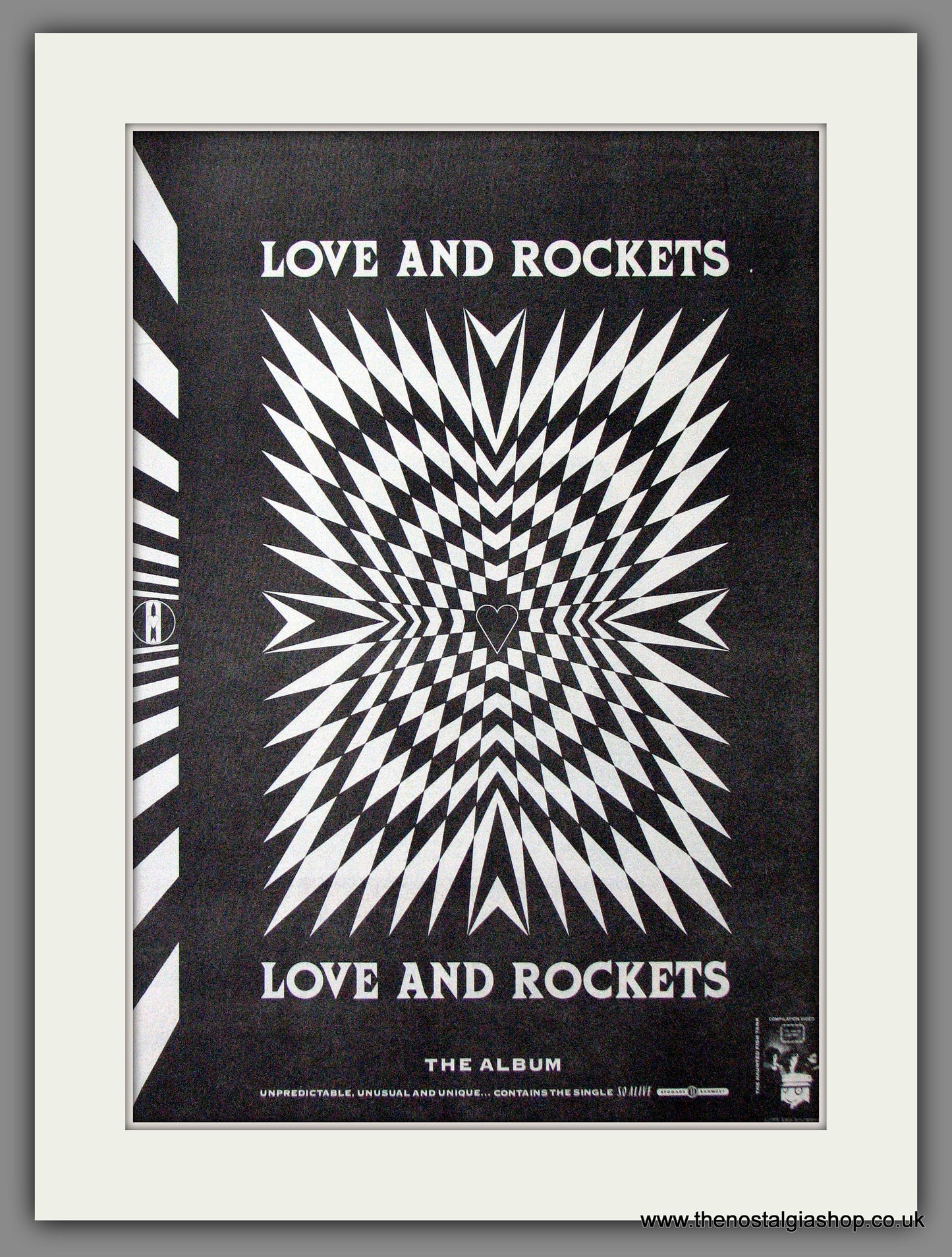 Love And Rockets The Haunted Fish Tank. Original Advert 1989 (ref AD56120)