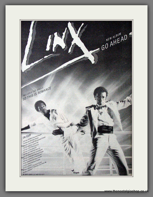 Linx Go Ahead. Original Advert 1981 (ref AD12652)