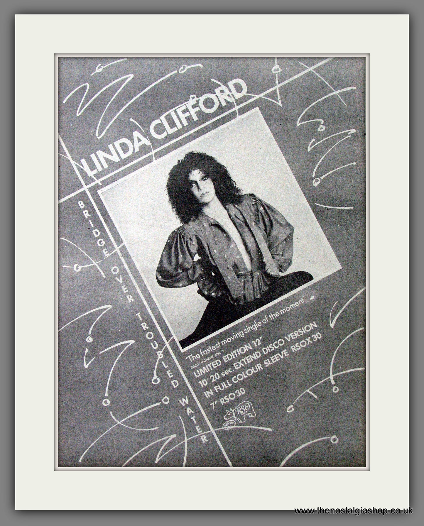 Linda Clifford Bridge Over Troubled Water. Original Advert 1979 (ref AD12661)