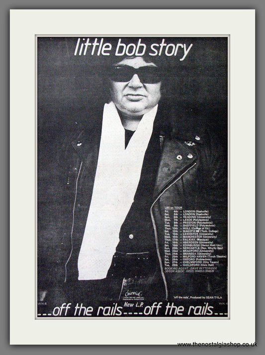 Little Bob Story Off The Rails. Original Advert 1977 (ref AD12667)