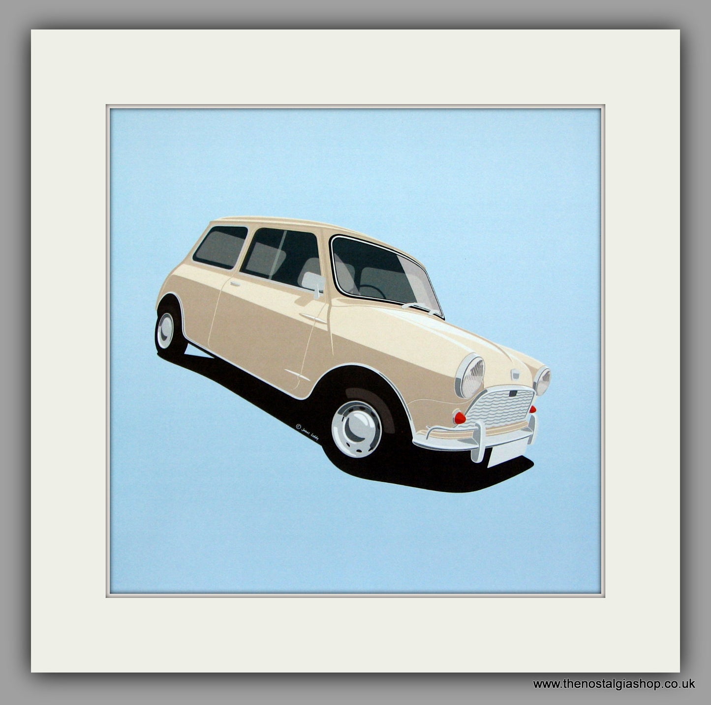 Mini.  Mounted print